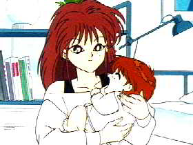 Нацуми с ребенком